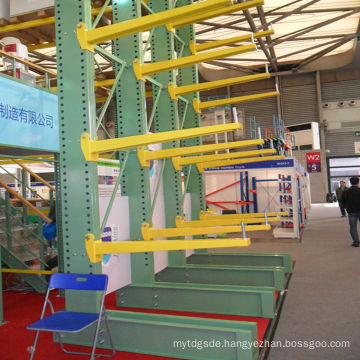 q235b steel box beam storage shelving cantilever systems